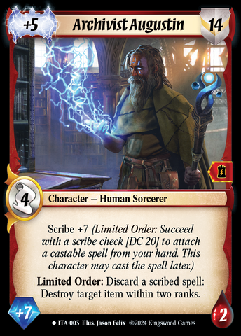 Archivist Augustin [Into the Accordlands]