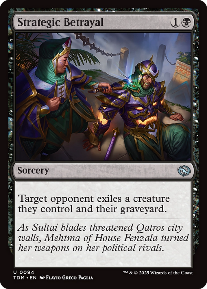Strategic Betrayal [Tarkir: Dragonstorm]