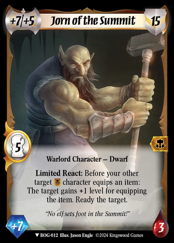 Jorn of the Summit [Box of Greed]