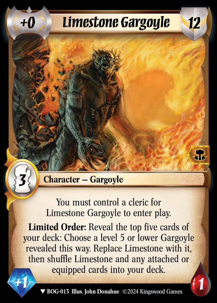 Limestone Gargoyle [Box of Greed]
