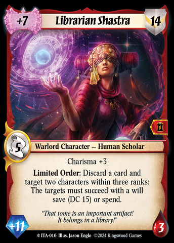 Librarian Shastra [Into the Accordlands]