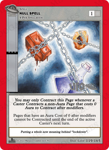 Null Spell [Cryptid Nation: UFO First Edition Spoiler Pack]
