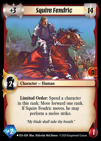 Squire Fendric [Into the Accordlands]