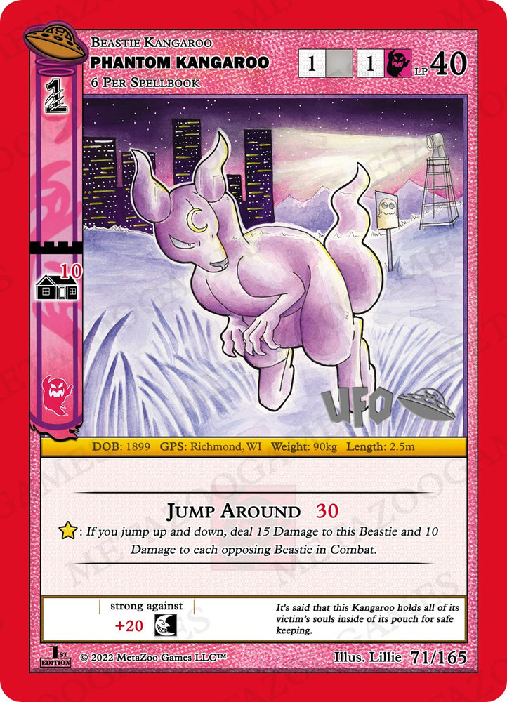 Phantom Kangaroo [Cryptid Nation: UFO First Edition Spoiler Pack]