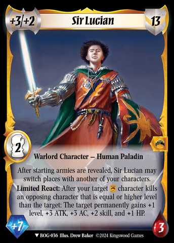 Sir Lucian (Extended Art) [Box of Greed]