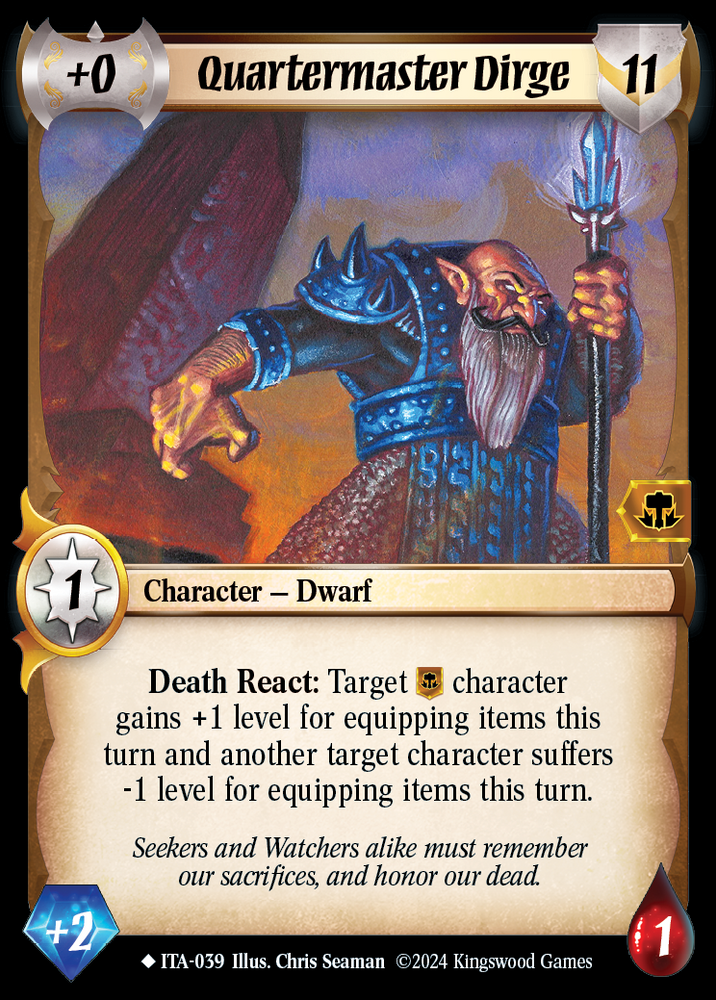 Quartermaster Dirge [Into the Accordlands]