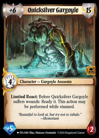 Quicksilver Gargoyle [Into the Accordlands]