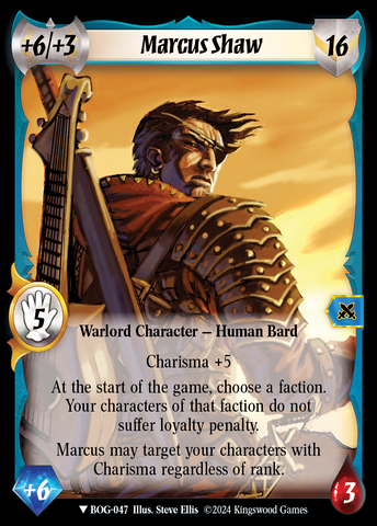 Marcus Shaw (Extended Art) [Box of Greed]