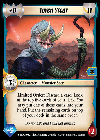 Toren Yscar [Box of Greed]