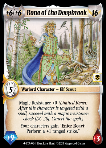 Rone of the Deepbrook [Into the Accordlands]