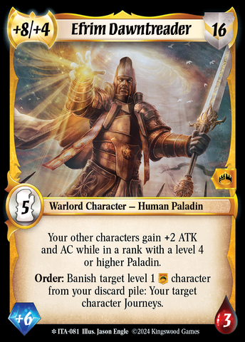 Efrim Dawntreader [Into the Accordlands]