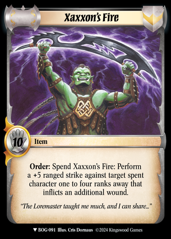 Xaxxon's Fire [Box of Greed]