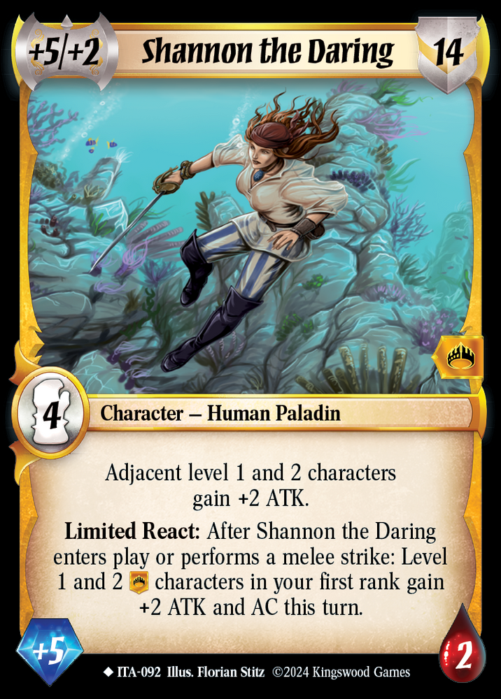 Shannon the Daring [Into the Accordlands]