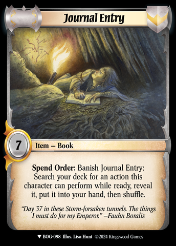 Journal Entry [Box of Greed]