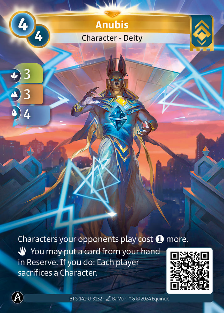 Anubis (BTG-141-U-3132) (DIGITAL) (KS ALT ART) (UNIQUE) (FOIL)