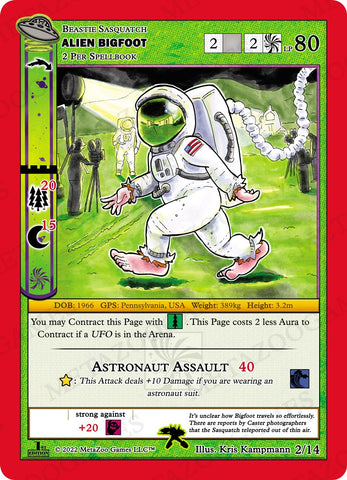 Alien Bigfoot [Cryptid Nation: UFO First Edition Tribal Theme Decks]