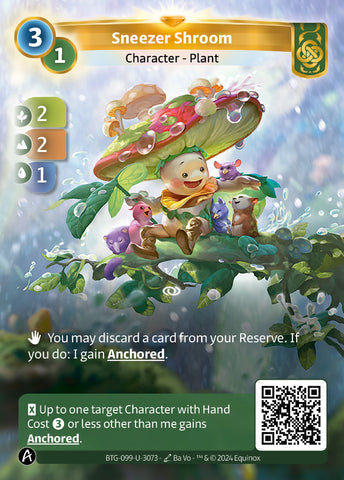 Sneezer Shroom (BTG-099-U-3073) (DIGITAL) (KS ALT ART) (UNIQUE) (FOIL)