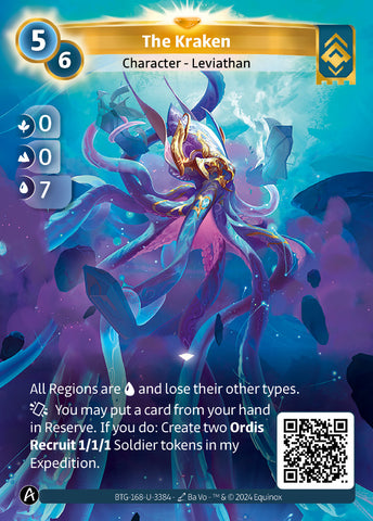 The Kraken (BTG-168-U-3384) (DIGITAL) (KS ALT ART) (UNIQUE) (FOIL)