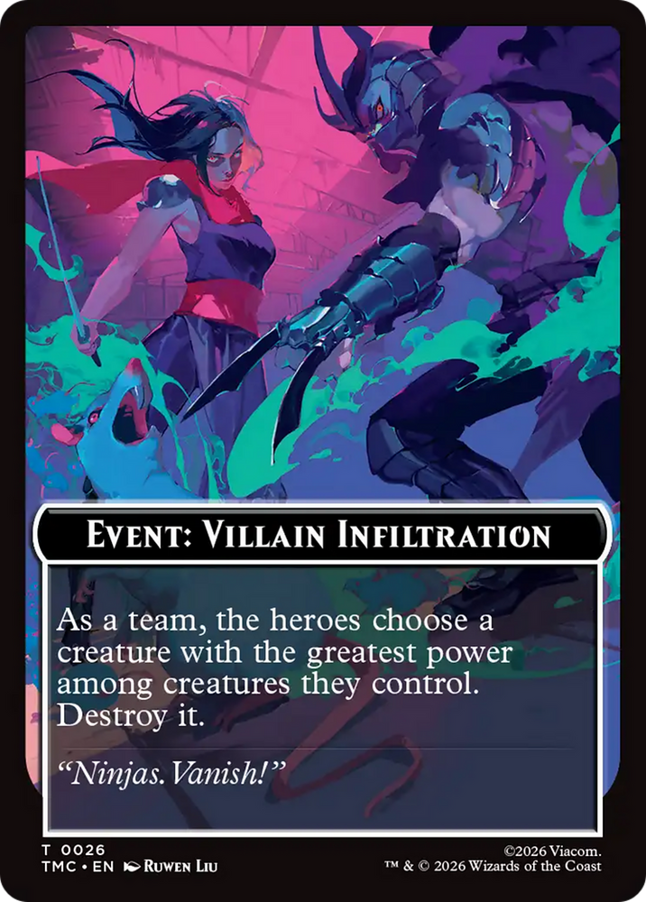 Event: Villain Infiltration [Teenage Mutant Ninja Turtles Commander Tokens]