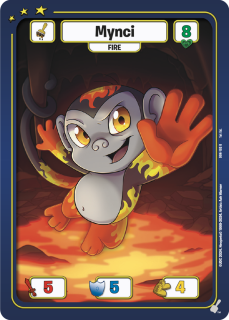 Mynci (Fire) [Defenders of Neopia]