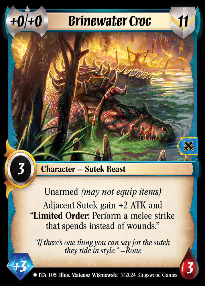 Brinewater Croc [Into the Accordlands]