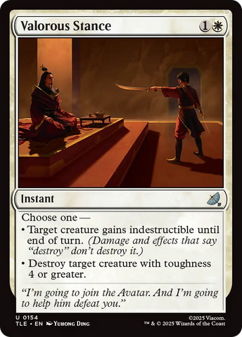 Valorous Stance [Avatar: The Last Airbender: Eternal-Legal]