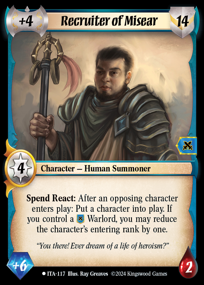 Recruiter of Misear [Into the Accordlands]