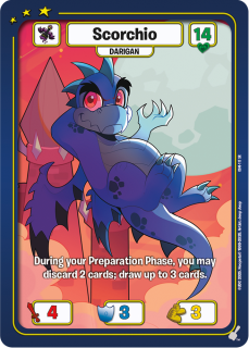 Scorchio (Darigan) [Champions of Meridell]