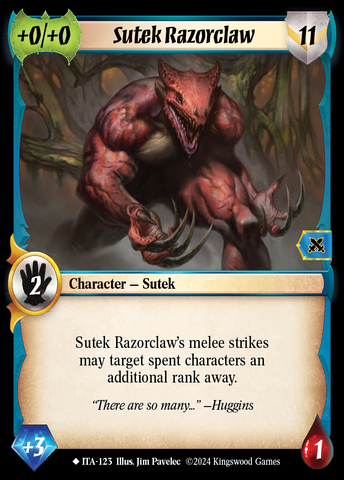 Sutek Razorclaw [Into the Accordlands]