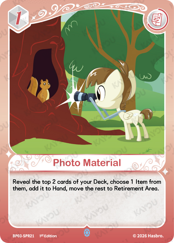 Photo Material (BP03-SPR21) [Nightmare Night]