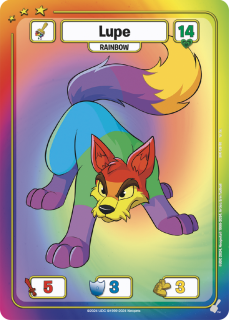 Lupe (Rainbow) [Defenders of Neopia]