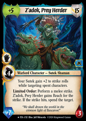 Z'adok, Prey Herder [Into the Accordlands]