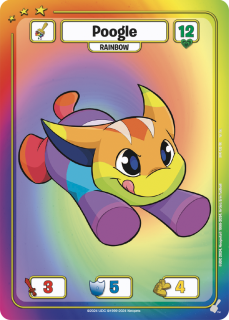 Poogle (Rainbow) [Defenders of Neopia]