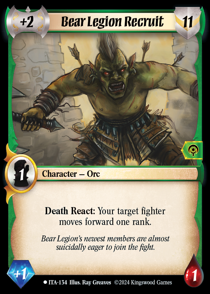 Bear Legion Recruit [Into the Accordlands]