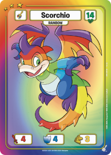 Scorchio (Rainbow) [Defenders of Neopia]