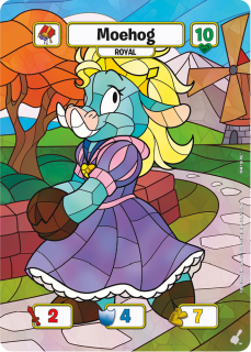 Moehog (Royal) (Alternate Art) [Champions of Meridell]