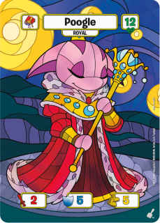 Poogle (Royal) (Alternate Art) [Champions of Meridell]