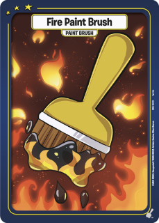 Fire Paint Brush [Defenders of Neopia]