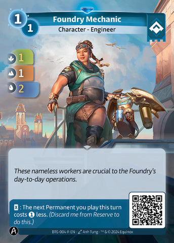 Foundry Mechanic (BTG-004-F) (PHYSICAL) (KS ALT ART)