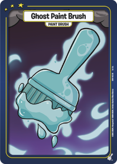 Ghost Paint Brush [Defenders of Neopia]
