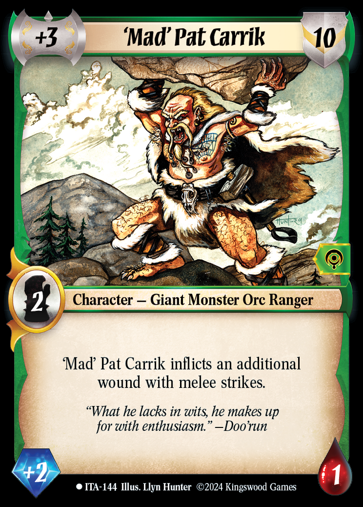 'Mad' Pat Carrik [Into the Accordlands]