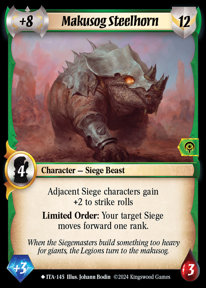 Makusog Steelhorn [Into the Accordlands]