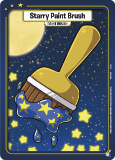 Starry Paint Brush [Defenders of Neopia]