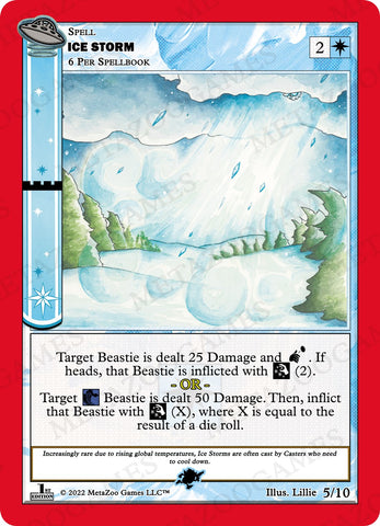 Ice Storm [Cryptid Nation: UFO First Edition Release Event Deck]