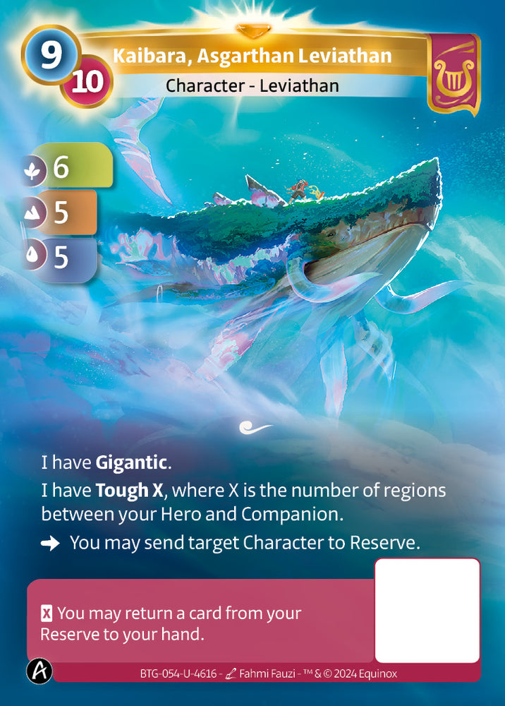 Kaibara, Asgarthan Leviathan (BTG-054-U-4616) (PHYSICAL) (UNIQUE)