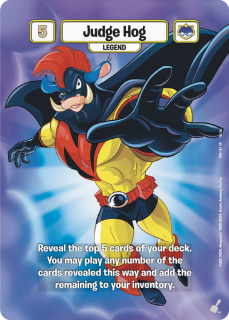 Judge Hog (Full Art) [Defenders of Neopia]