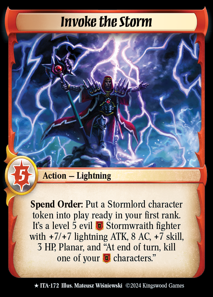 Invoke the Storm [Into the Accordlands]