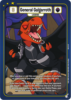 General Galgarroth (Alternate Art) [Champions of Meridell]
