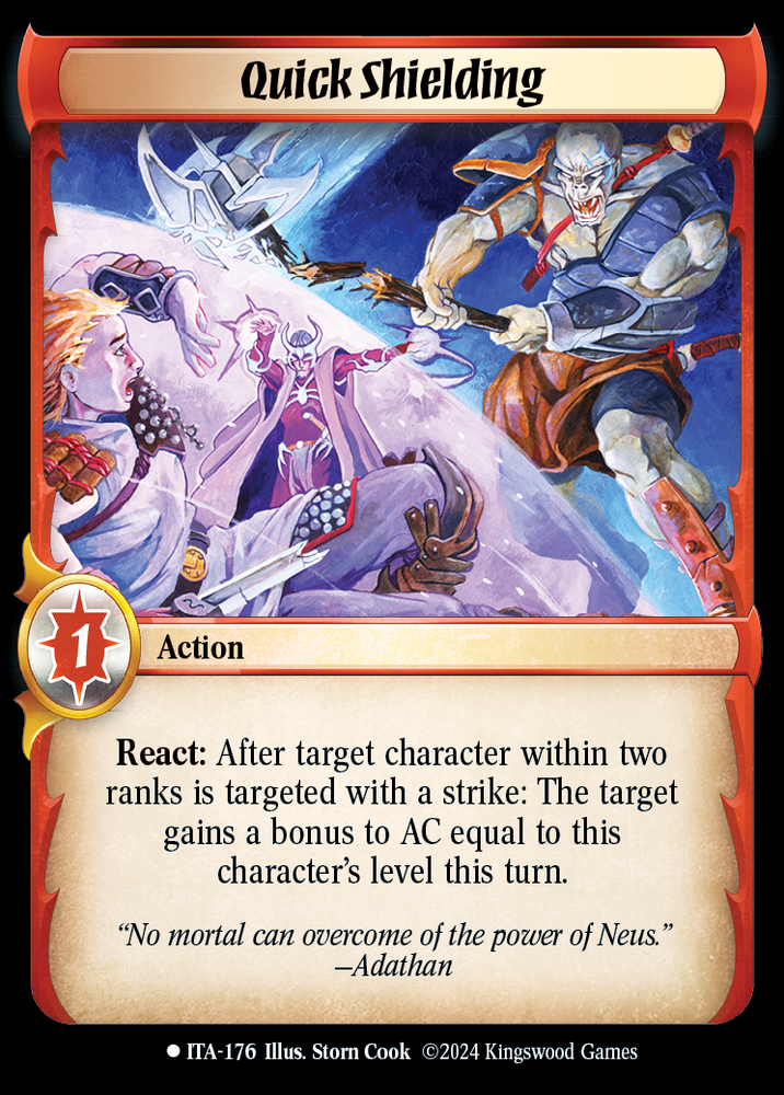 Quick Shielding [Into the Accordlands]