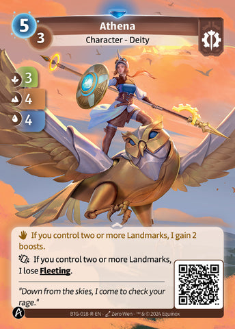 Athena (BTG-018-R) (PHYSICAL) (KS ALT ART)